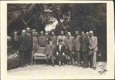 Από την επίσκεψη του Ελευθερίου Βενιζέλου και της συζύγου του στη Μυτιλήνη