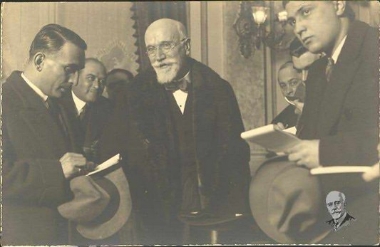 Eleftherios Venizelos during his visit to Belgrade.