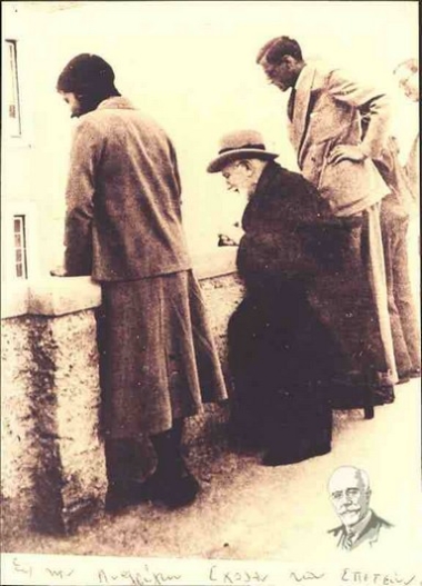 Eleftherios Venizelos, from his visit to the School of Spetses.