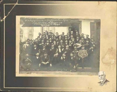 The Association of Venizelos Supporters in Gargaliana celebrating after the victory of 12th March, 1912.
