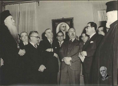 Sophocles Venizelos during his visit to Ankara.