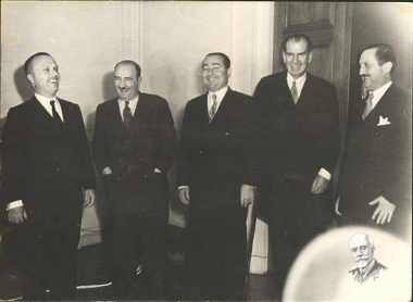 Sophocles Venizelos during his visit to Ankara.