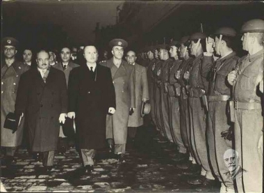 Sophocles Venizelos during his visit to Ankara.