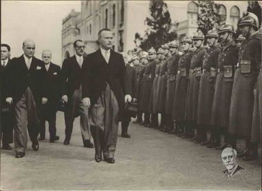 Sophocles Venizelos during his visit to Ankara.