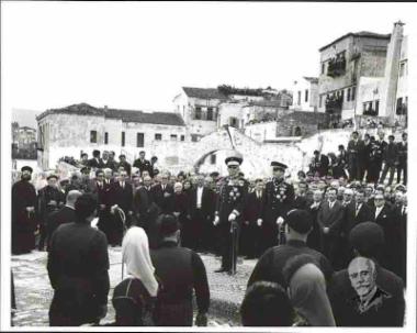 Από τις εορτές για τα 50 χρόνια από την Ένωση της Κρήτης με την Ελλάδα, παρουσία της πολιτικής ηγεσίας της χώρας