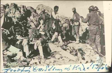 First aid station for soldiers in Kale Groto.
