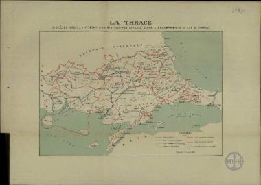 La Thrace dioceses Grecs, divisions administratives Turques, ligne ethonographique de San Stephano.