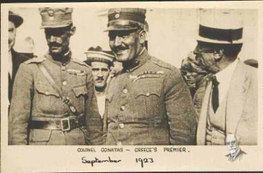 Colonel Gonatas - Greece's premier [September 1923]