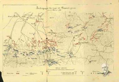 Σχεδιάγραμμα της παρά τον Δομοκόν μάχης της 5ης Μαίου 1897