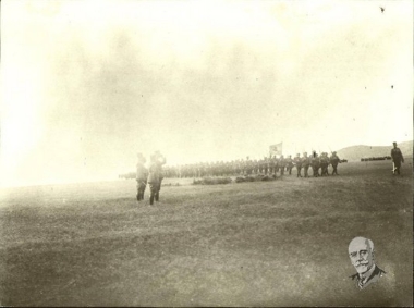 Salty Desert. Asia Minor front. Parade before Prince Andrew.