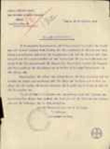 Διαμαρτυρία του προέδρου Ι. Παπακωνσταντίνου του Ε' Πανελληνίου Συνεδρίου των αναπήρων και θυμάτων πολέμου προς τον υπουργό των Στρατιωτικών Γ. Κονδύλη και του υφυπουργού του Πολιτικού γραφείου για την άρνηση να δεχθούν ψήφισμά τους.