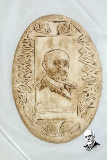 Μαρμαρόγλυπτο με το πορτραίτο του Ελευθερίου Βενιζέλου
