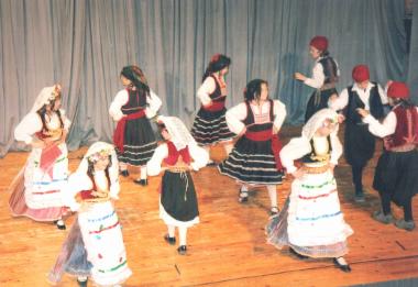 Το χορευτικό σχήμα των 5ου και 11ου Δημοτικών Σχολείων παρουσιάζει χορούς και δρώμενα από Κρήτη, Ανατολική Ρωμυλία, Ρόδο, Κω, Κέρκυρα και αναπαράσταση γάμου από την Αγιάσο Μυτιλήνης