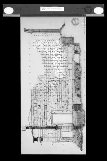 Πρόταση αναδιάταξης των λιθοπλίνθων του βόρειου τοίχου