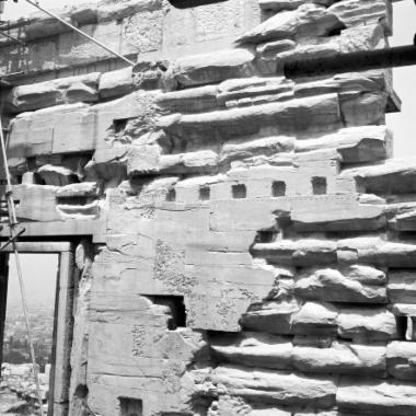 Η εσωτερική πλευρά του βόρειου τοίχου